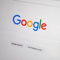 Google on a screen