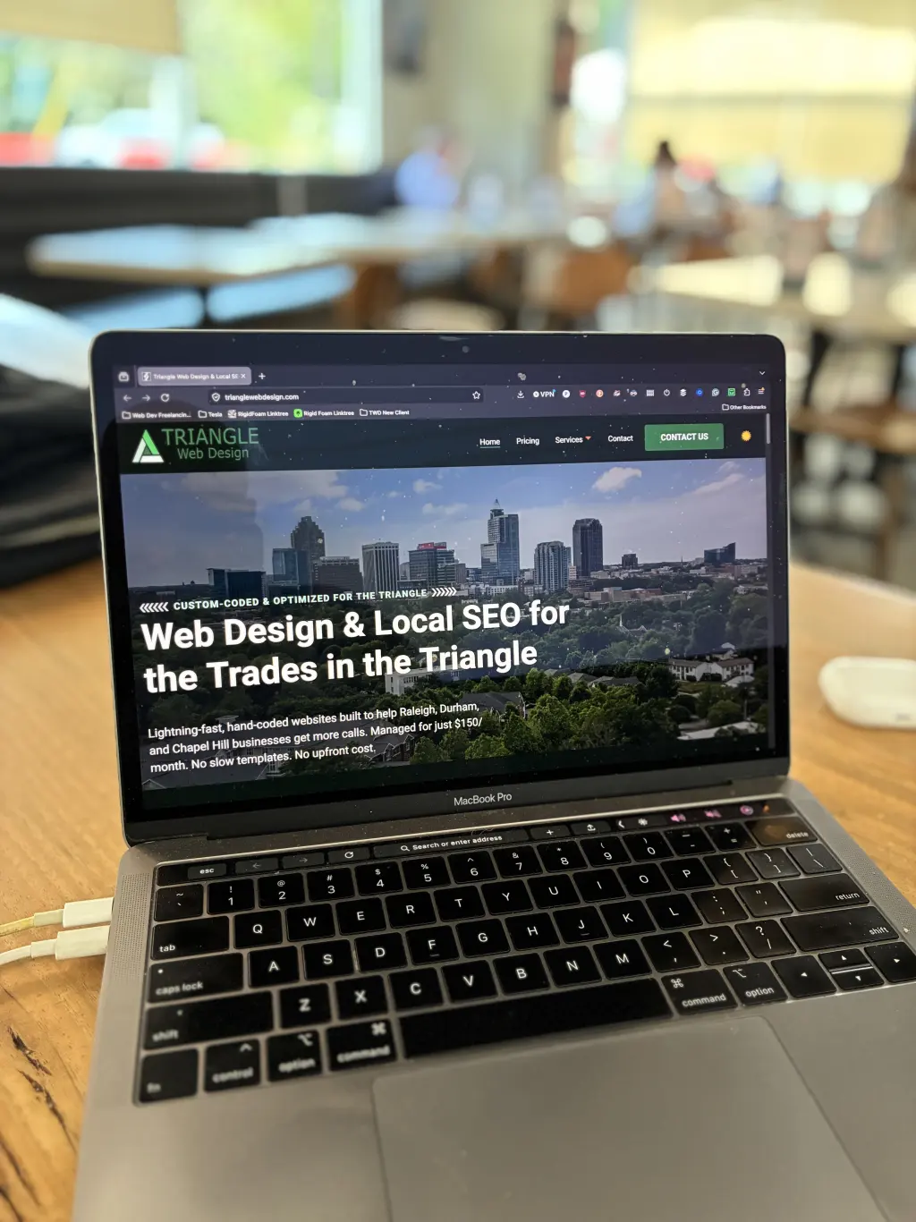 Local Raleigh small business — the type of client we serve